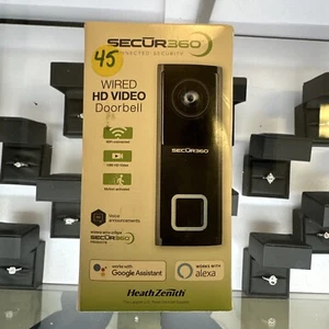 SECUR360 Wired Smart Video Doorbell with Camera and 2-Way Communication - Picture 1 of 1