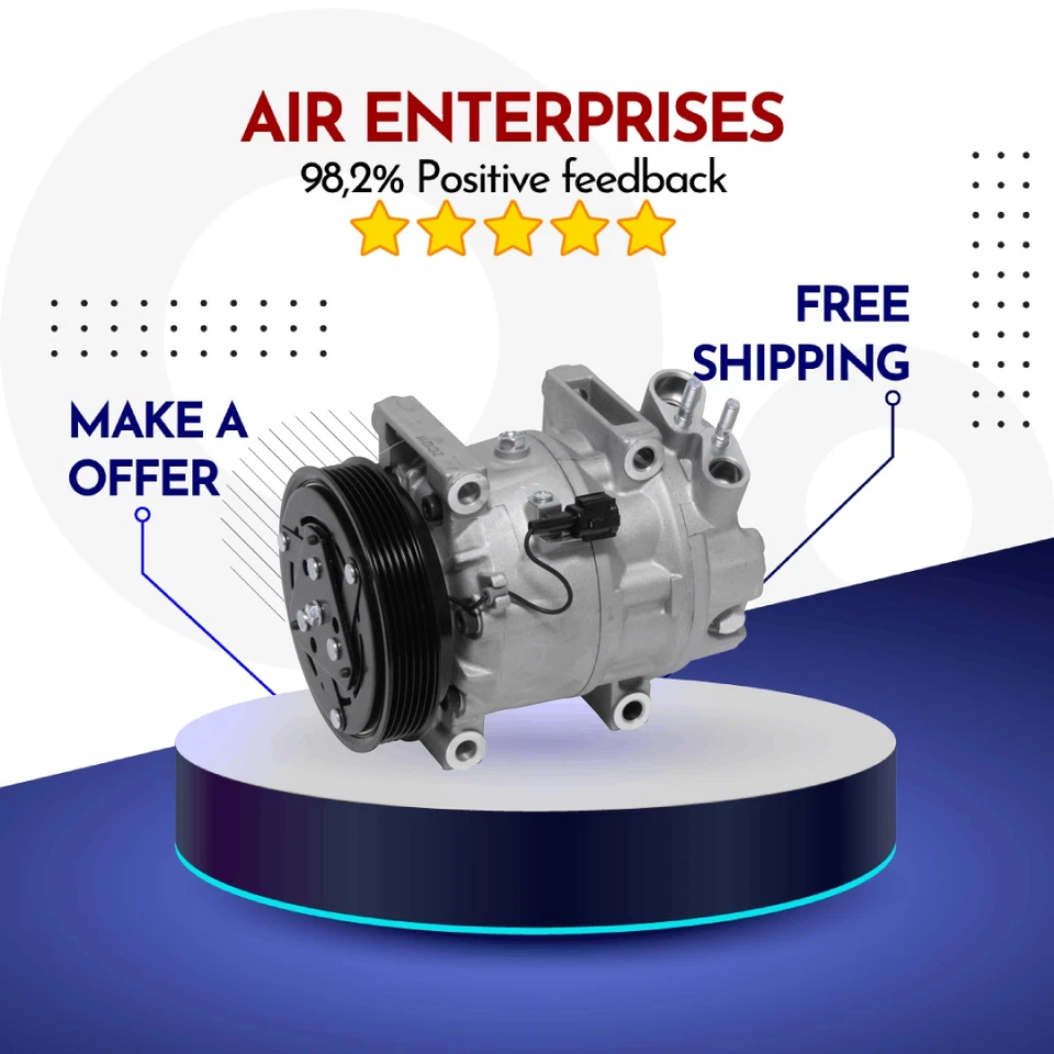Compressor A/C Fit INFINITI I30 1996-2001, Nissan Maxima 1996-2001 - Image 1 of 1