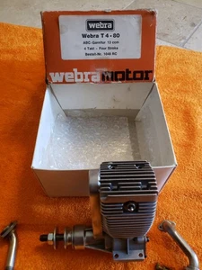 Webra Engine - Webra T4-80 ABC 13ccm 4-Stroke Motor - New in box! Part 1048 RC - Picture 1 of 21