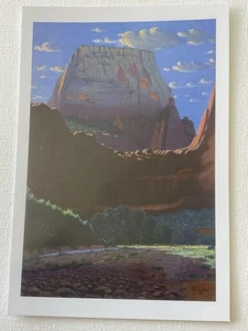 Carta SWAP arte promozionale John B Fairbanks Payson Utah artista Zion Grande Trono - Foto 1 di 3