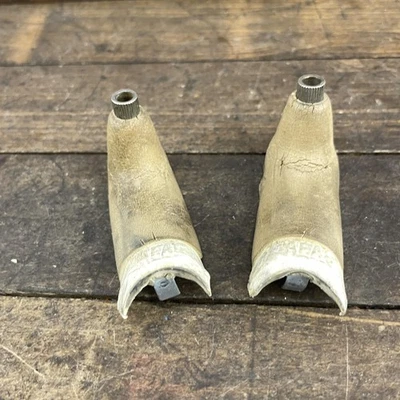 Capós de palanca de freno Mafac vintage blanco años 70 blanco barra de caída repuesto Foto 1 de 4