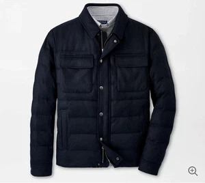 NWT $845 PETER MILLAR CROWN CRAFTED DAVOS NAVY BLUE JACKET  SIZE MED - Picture 1 of 6