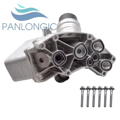 Алюминиевый масляный радиатор двигателя в сборе для BMW 440i G30 540i 640i 740i M240i X3 - Изображение 1 из 4