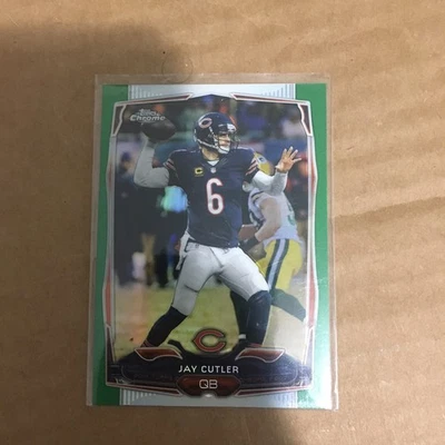 2014 Topps Chrome - [Base] - Green Refractor #58 - Jay Cutler - Image 1 of 2