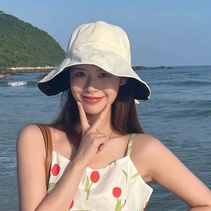 Foldable Wide Brim Hat Adjustable Fisherman Hat Sun Protection Hat  Hiking - Picture 1 of 15