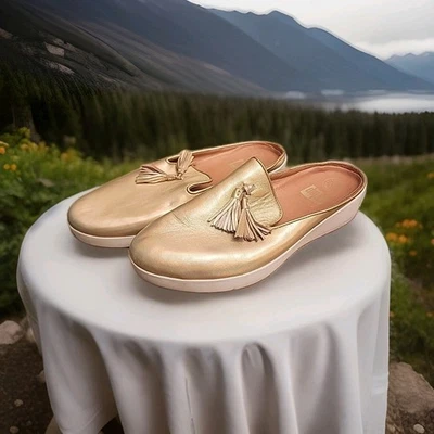 FITTLOP  8.5 Slide Glide Slip On GOLD TASSEL  - Image 1 of 3
