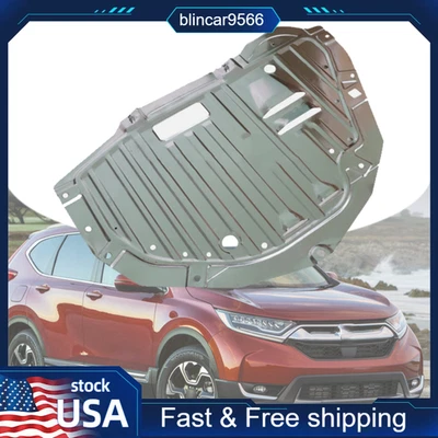 Cubierta protectora debajo del motor de acero inoxidable contra salpicaduras para Honda CR V 2017-2021 Foto 1 de 4