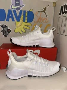 Size 7.5 Nike Free Metcon 6 Triple White Hot Punch FJ7126-102 Women's NO Lid - Picture 1 of 5