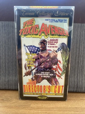 The Toxic Avenger Unrated Director's Cut VHS W/ Protective Case - Image 1 of 4