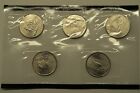 2005 D Bu State Quarters Satin Finish in Mint Cello, 5 coins, Free Shipping