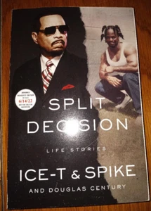 Advance Readers Copy Split Decision by Ice-T , Spike Douglas Century Biography - Picture 1 of 2