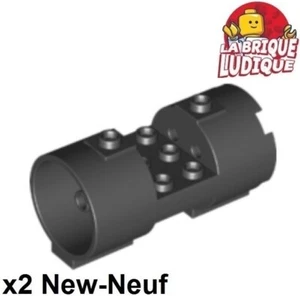 Lego 2x cylinder cylindre 3x6x2 2/3 réacteur rond Square Connections noir 93168 - Picture 1 of 1