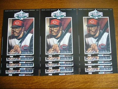 Lot of 12 - MLB ALL-STAR 2001 PROMO PROGRAMS  KEN GRIFFEY JR (1992 ALL-STAR MVP) - Image 1 of 2