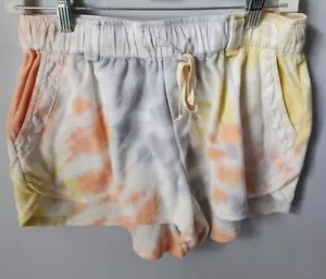 Young Fabulous & Broke Women Yellow Running Terry cloth Shorts L - Picture 1 of 9