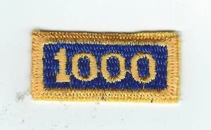 1970s-80s MILITARY AIRLIFT COMMAND 1000 HOUR patch - Picture 1 of 1