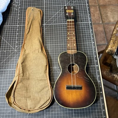 Rare Roy Smeck Concert Uke USA Harmony Ukulele~Beauty Sound!The Best!~ Read all - Image 1 of 4