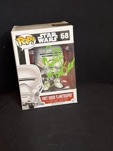 Dee Bradley Baker Signed Funko First Order Flametrooper Global Authentics - Picture 1 of 3