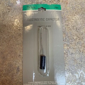 Archer 272-1016 100mfd Elektrolytkondensator 35V - Bild 1 von 4