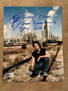 Brody Grant signed 8x10 Foto Outsiders Ponyboy Gold handsigniert Authentic BAS - Bild 1 von 3