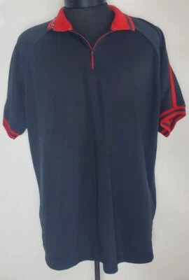 Polo Deportivo Vintage 67 Ralph Lauren Para Hombres Grande 1/4 Cremallera SS Polo Suave Foto 1 de 4