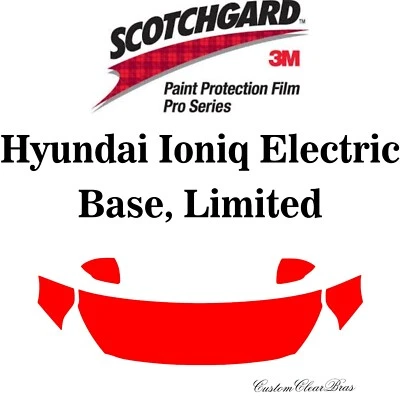 Protección de pintura 3M Scotchgard serie Pro para Hyundai Ioniq eléctrico 2021 2022 Foto 1 de 3