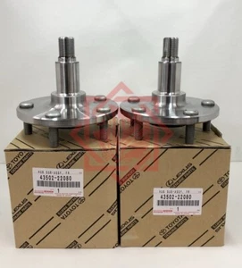 TOYOTA LEXUS GENUINE FRONT AXLE WHEEL HUB RH & LH SET 43502-22080 IS300 & MARK2 - Picture 1 of 4