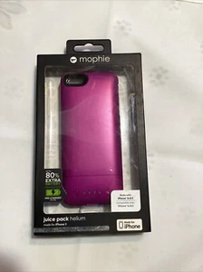 mophie Juice Pack Helium Rechargeable Battery Case For iPhone 5/5S/SE - Purple, - Picture 1 of 11
