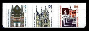 2187-2189 BD** postfrisch selbstklebend, 3 Werte Sehenswürdigkeiten SWK (#D) - Bild 1 von 1