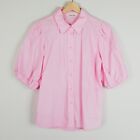 COUNTRY ROAD Womens Size 8 Pink Elastic Back Shirt RRP$139