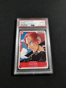One Piece Card Japanese Shanks P-016 PSA 10 GEM MINT Film Red Deck