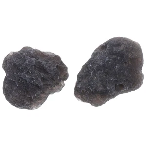 2 Pcs Paleontology Adornment Rough Stone Meteorite Specimen Student - Picture 1 of 12