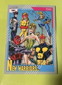 New Warriors - 1991 Impel Marvel Trading Card #156 - Buy More & Save! - Picture 1 of 2