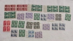U.S - 1C TO 6C - LOT OF 25 BLOCKS OF 4 STAMPS - MNH - #132 - Picture 1 of 1