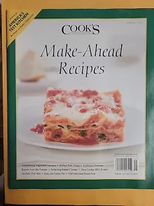 Cooks Illustrated Magazines Make-Ahead Recipes Spring 2010 - Picture 1 of 1