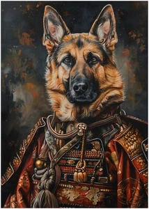 Rompecabezas Samurai Pastor Alemán 300/500/1000 Piezas - Imagen 1 de 3