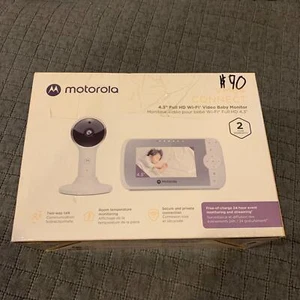 Motorola VM64 Connect 4.3” Full HD Wi-Fi Video Monitor de Bebé - Blanco - Imagen 1 de 1