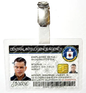 Jason Bourne The Bourne Identity Supremacy Cosplay Prop Gift Comic Con Halloween - Picture 1 of 1