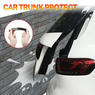 Car Protection Strip Rear Bumper Anti-collision Sticker For Car Trunk Tail Door - Image 1 of 4