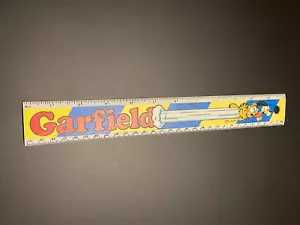 Vintage Garfield & Odie Figuren 12" Zoll Kunststoff Lineal 1978 - Bild 1 von 5