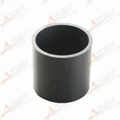 3.25" 83mm Straight Silicone Hose Coupler Intake Intercooler Pipe Black - Image 1 of 3
