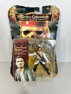 Piratas do Caribe Dead Man's Chest Will Turner Final Battle Zizzle Novo na embalagem - Imagem 1 de 4