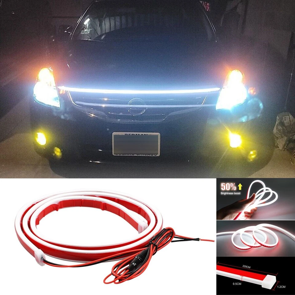 Tira de luz de circulación LED dinámica de 86" para Nissan Altima Foto 1 de 4