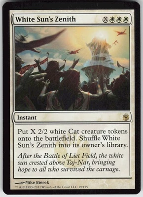 MTG White Sun's Zenith 19 Mirrodin Besieged R Normal NM - Image 1 of 2