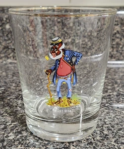 Vintage J.F. Martin Forget What? Drinking Glass Black Man Caricature Civil War - Bild 1 von 8