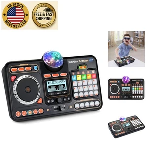 Kidi Star DJ Mixer - 2 Channel Bluetooth Turntable for Kids 5+ with Lights - Picture 1 of 10