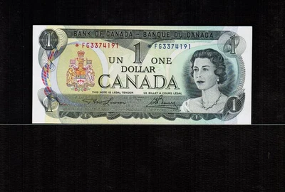 Canada $1 DOLLAR 1973 Star Replacement Lawson/Bouey Prefix  *FG  Gem UNC - Image 1 of 2