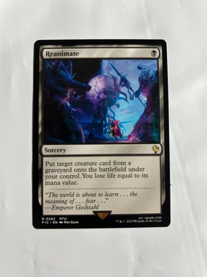MTG Reanimate FINAL FANTASY Rare Never Played #282 Magic the Gathering - Image 1 of 2