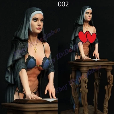 Natalie Nun 1/8 1/6 1/4 3D Print Model Kit Unpainted Unassembled 2 Ver NSFW - Image 1 of 4