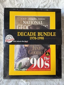 National Geographic Decade Bundle 70's-90's CD-ROM x3 Windows 95 98 3.1 - Picture 1 of 4