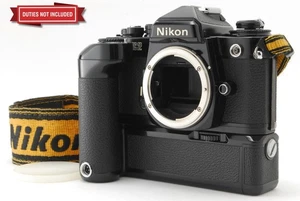 [NEUWERTIG] Nikon FE2 analoge Spiegelreflexkamera schwarz 35 mm Gehäuse F-Mount mit MD-12 aus Japan #2 - Bild 1 von 24